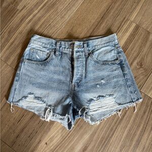 Z Supply Denim Distressed Women's Shorts